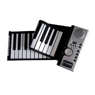 Thicken Keys Mini Portable Roll up Electronic Keyboard 61