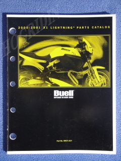BUELL HARLEY DAVIDSON PARTS MANUAL CATALOG MOTORCYCLE LIGHTNING X1