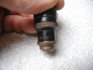 Vintage Antique Otto Himmler Berlin microscope lens 6 K A 0 20