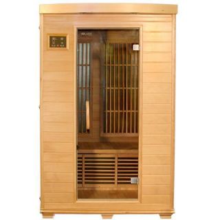 Keys Backyard Two Person Infrared Indoor Sauna w Sound System