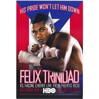 Felix Trinidad vs Hacine Cherifi Movie Poster (11 x 17