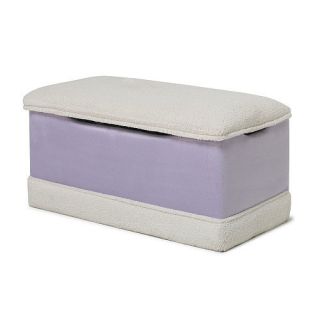 Harmony Kids Lavender Micro with White Plush Deluxe Toy Box