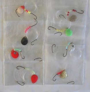  TWO HOOK CRAWLER HARNESS RIGS/SPINNERS/FISHING LURES/#2 COLORADO BLADE