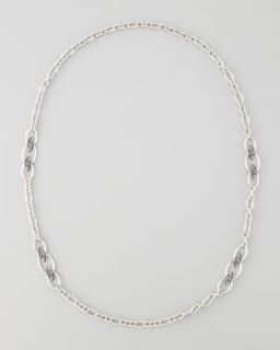 Black Sapphire Knot Necklace, 37
