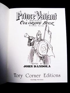 PRINCE VALIANT BY HAROLD R. FOSTER AUTHORIZED LIMITED EDITION COLORING