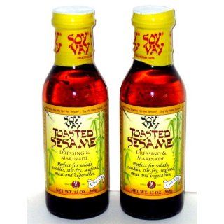 Soy Vay Toasted Sesame Dressing & Marinade   13 Oz (2 Pack) 