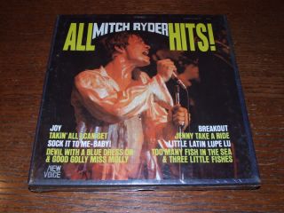 Mitch Ryder All Hits Reel to Reel Tape SEALED NVX2004