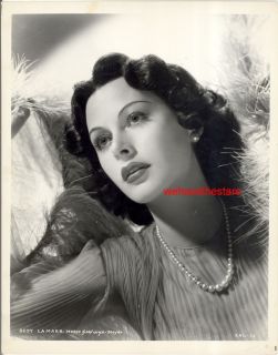 Vintage Hedy Lamarr Early MGM Gorgeous Glamour Portrait