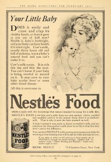rare by artist on sale vintage art 1912 ad henri nestle s infant food