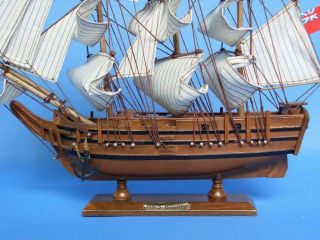 hms bounty 14 wooden tall ship ship model new