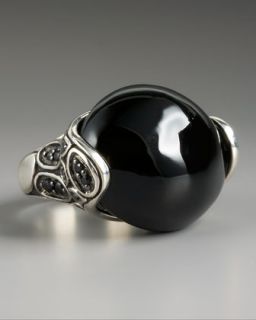 John Hardy Chalcedony & Sapphire Ring   