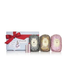 fresh oval soap trio gift set $ 45 beauty event exclusively ours