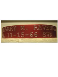 Pow MIA Bracelet Vietnam War Maj Harry M Ravenna