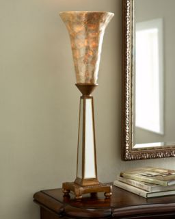 John Richard Collection Mirrored Upside Down Lamp   