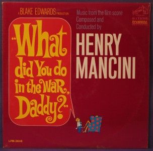 Henry Mancini What Did You do in The War Daddy s T LP SEALED RCA 3648