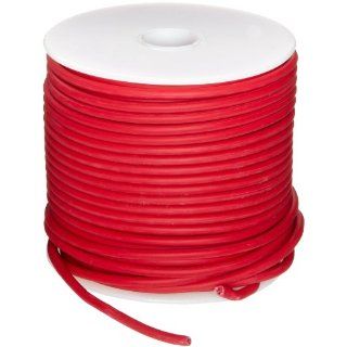 GXL Automotive Copper Wire, Red, 18 AWG, 0.0403 Diameter, 100 Length