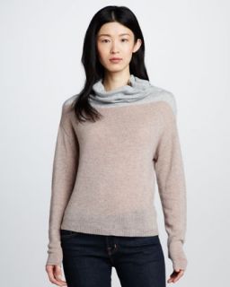 in CASHMERE Cashmere Colorblock Sweater   