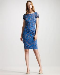 Gryphon New York Linda Printed Jersey Dress   Neiman Marcus