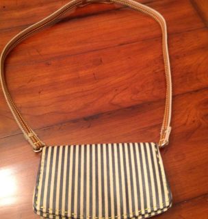 NWT Anthropologie Holding Horses Pinstriped Bag Crossbody Purse Clutch