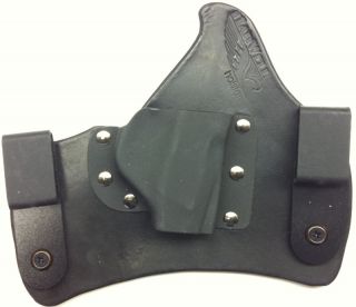 Taurus 380 738 TCP IWB Concealment Hybrid Leather Kydex Holster Black