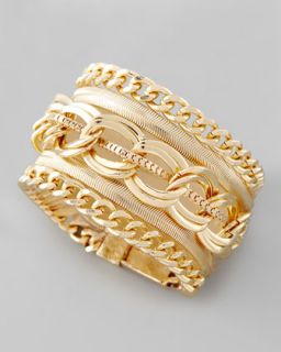  in gold $ 55 00 cara accessories multi chain magnetic bracelet