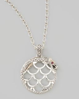 KC Designs Small Diamond Cross Pendant Necklace, White Gold   Neiman