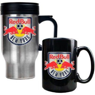 New York Red Bulls MLS Stainless Steel Travel Mug and