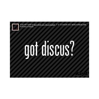 (2x) Got Discus Logo sticker vinyl decals 