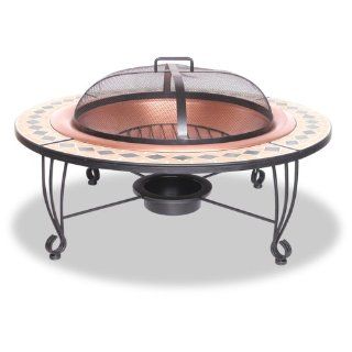 45 Copper Fire Pit Bowl   Wood Burning   Outdoor