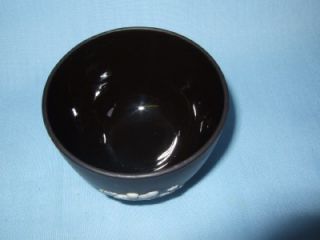 Vintage Wedgwood Black Basalt Jasper Ware Sugar Bowl