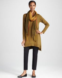 Eileen Fisher Merino Jersey Layering Dress, Airy Ombre Scarf & Jersey