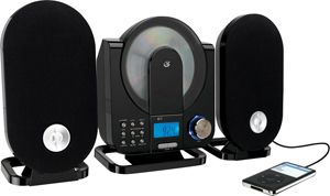 GPX HC208B Home Music System CD Player