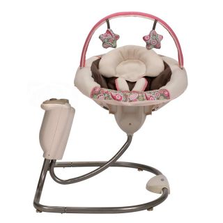 This swing offers six speeds and two recline positions, letting you