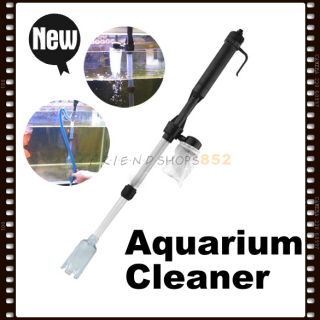  Battery Fish Tank Vacuum Gravel Cleaner for Cleaning and Pump