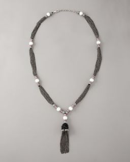 Y0LRD Oscar de la Renta Pearl Pendant Necklace