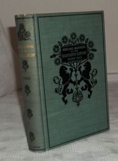 1898 Literary Biography Book Men Manners of The 18th Century by Susan