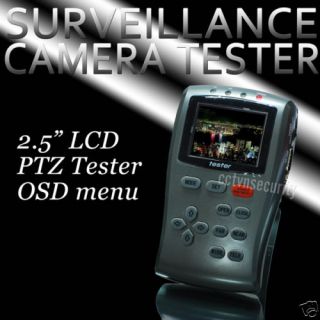 CCTV Home Security Camera PTZ Controller Tester 2 5LCD