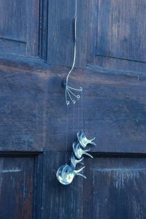 Wind Chime Spoon Fish Up Cycled Garden Art