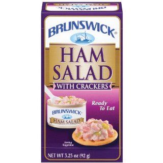 Brunswick Ready To Eat Ham Salad Kit, 3.25 Ounce Boxes (Pack of 24