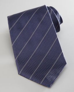 diagonal striped chevron tie navy $ 150