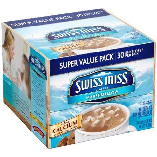 Swiss Miss Milk Chocolate Hot Cocoa with Marshmallows, 30 Count (Pack