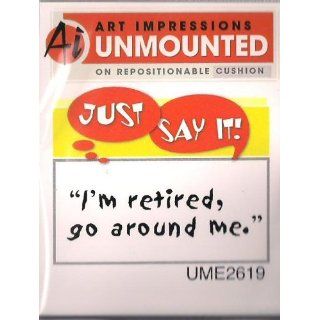 Im Retired Unmounted Cling Stamp // Art Impressions Arts