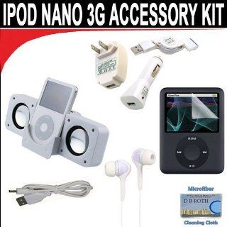 8 pc. Accessory kit for iPod Nano 3G. Includes White