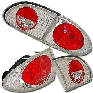 Chevy Cavalier 2Dr Tail Lights Clear Altezza Taillights 1995 1996 1997