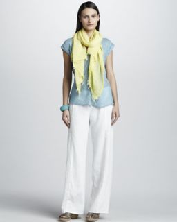  available in bayberry $ 168 00 eileen fisher linen gauze top petite