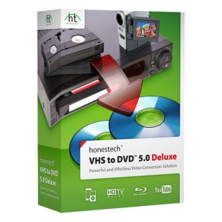 Honest Technology VHS to DVD 5 0 Deluxe Covert HD Video Audio Software