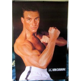 Jean Claude Van Damme big biceps vintage POSTER 21 x 31