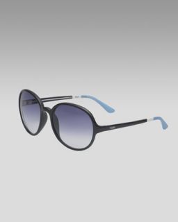 toms eyewear classic 201 sunglasses black light blue