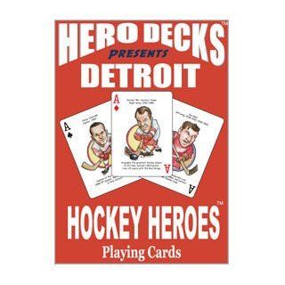 Detroit Hockey Heroes Playing Cards