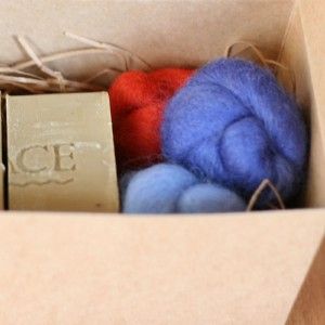 Spiderfelt Soap Felt Felting Kit Beginner w/ Wool Roving Soap CHOOSE